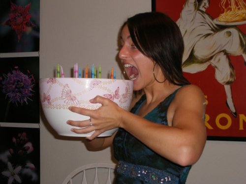 suzy loves birthday cake.